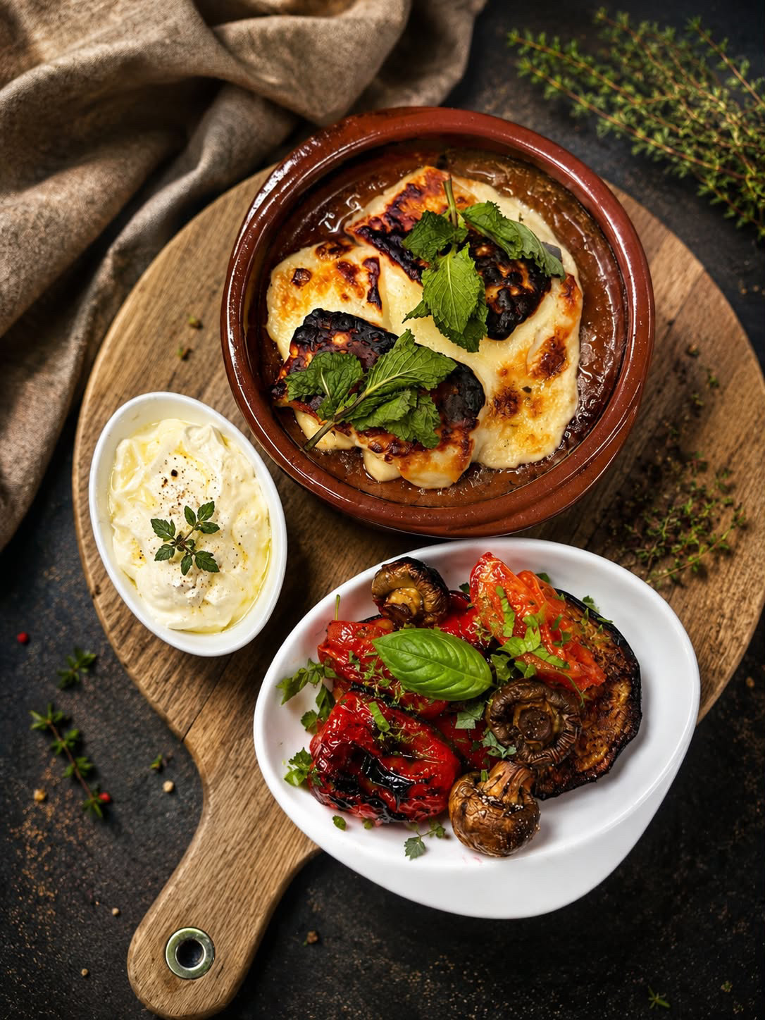 HALLOUMI TALLRIK
